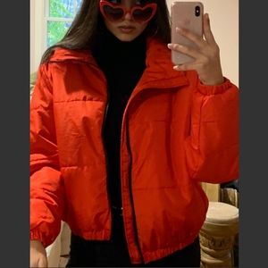 Red Puffer Jacket